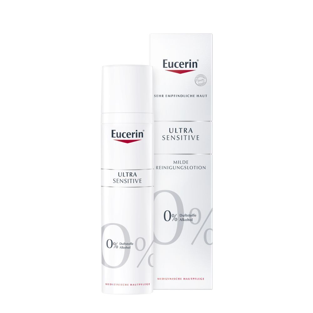 Eucerin® UltraSensitive Reinigungslotion – Reduziert Rötungen und beruhigt sehr empfindliche Haut