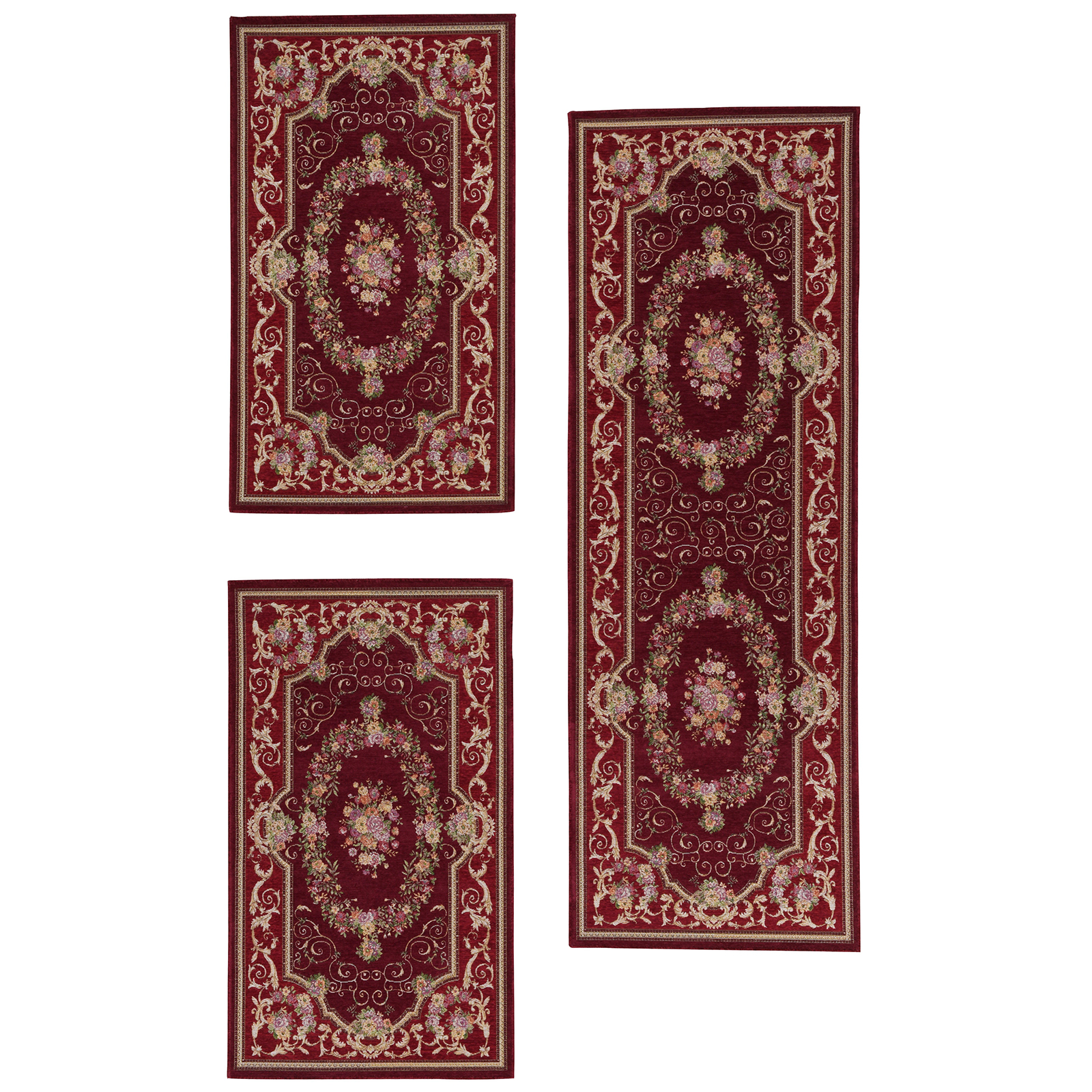 Teppich FLOMI - rot - 60x90 cm