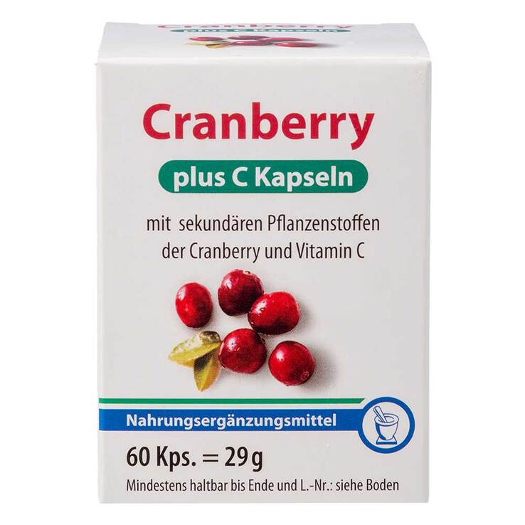 Cranberry + C Kapseln, 60 St