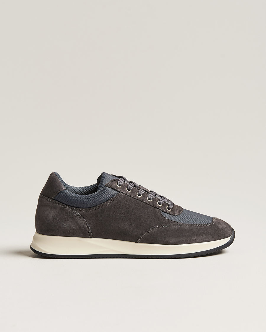 Myrqvist Stensund Running Sneaker Dark Grey Suede