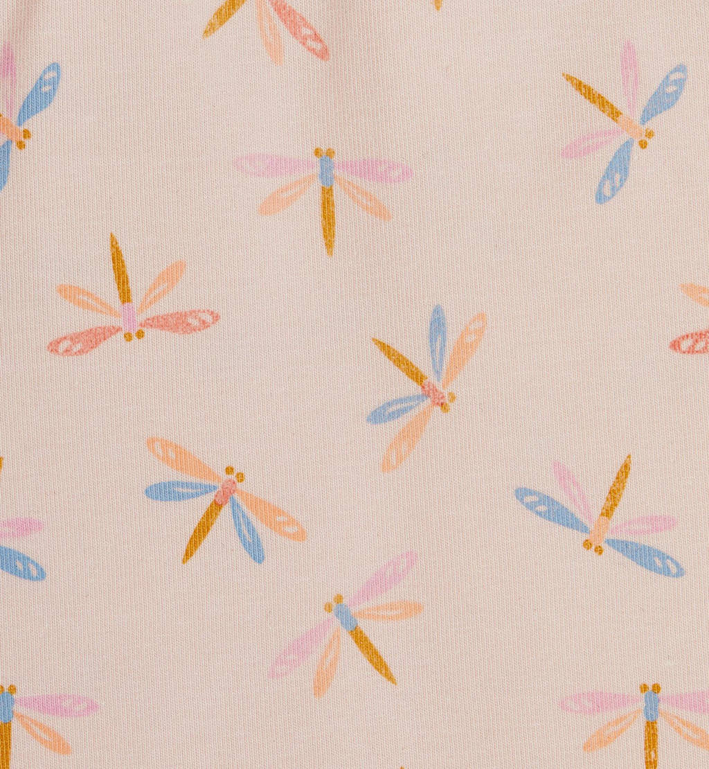 Little Label shortama met all over print roze