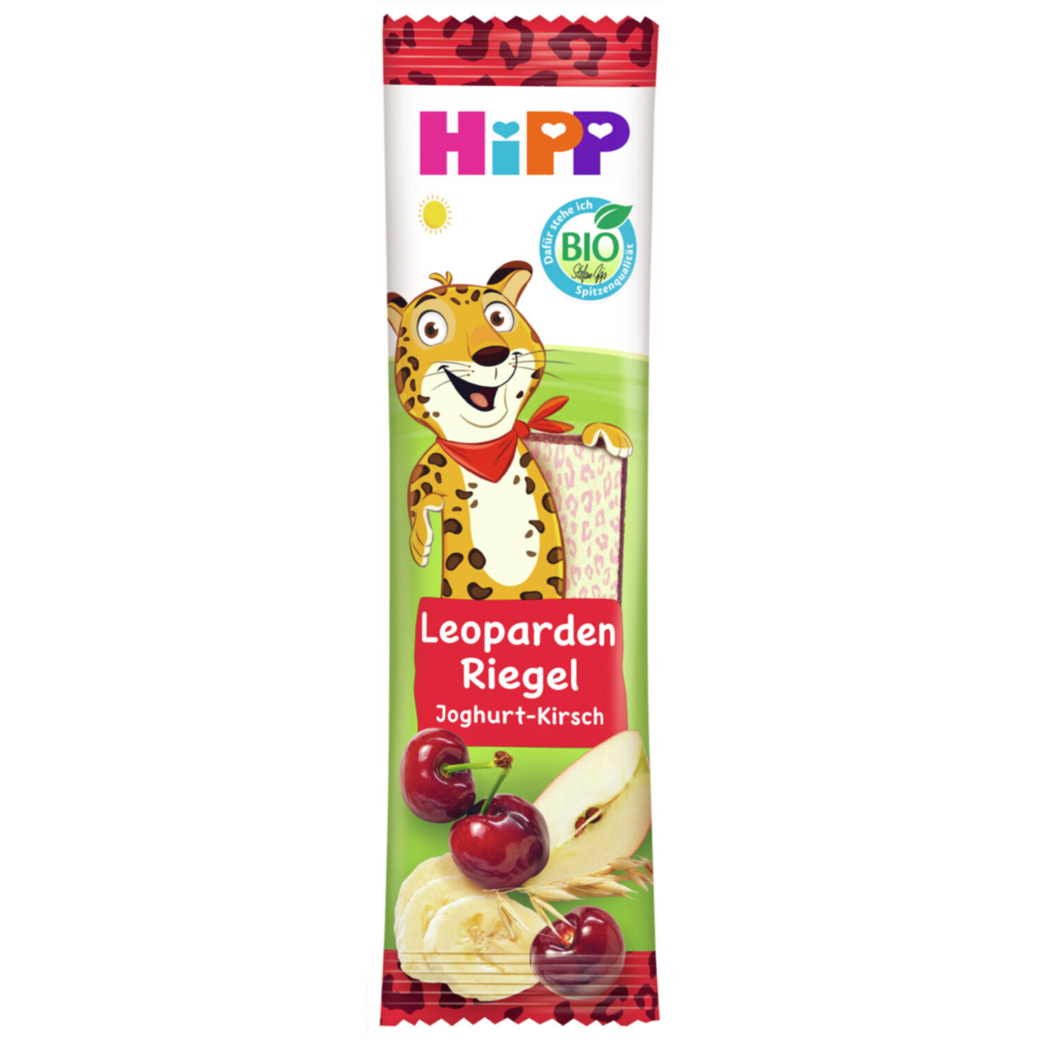 Hipp Leoparden Riegel Joghurt & Kirsche 12+ Monate