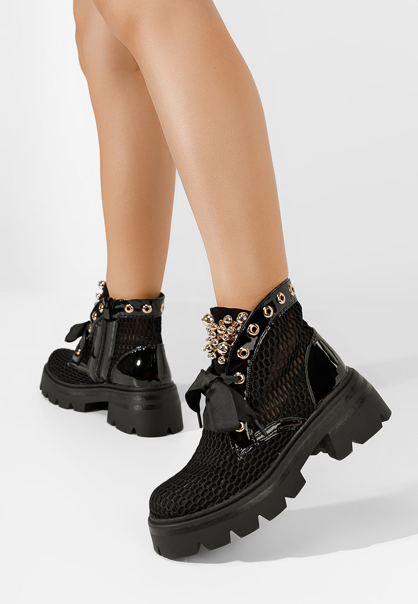 Bottes d'été noires Marcania