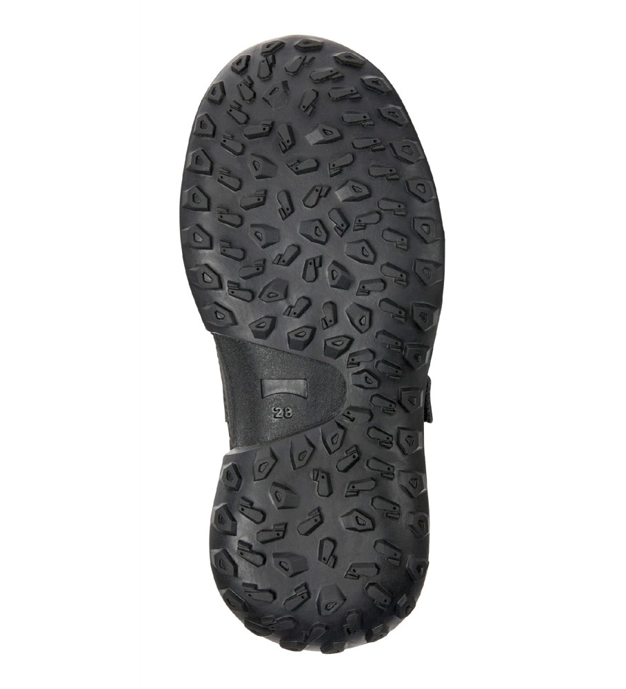 Botas de cano curto Camper em couro preto