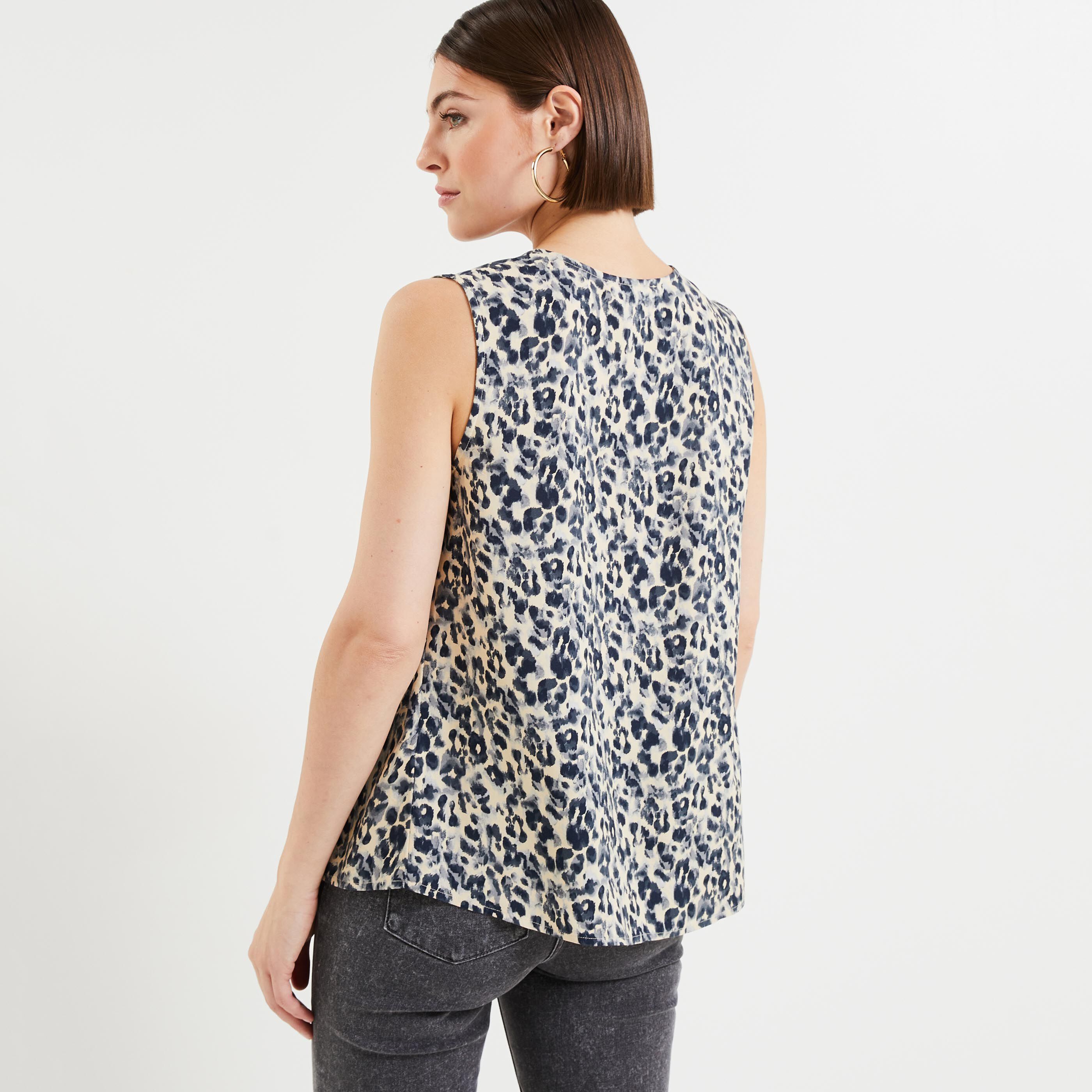 Blouse sans manches femme - IMPRIME