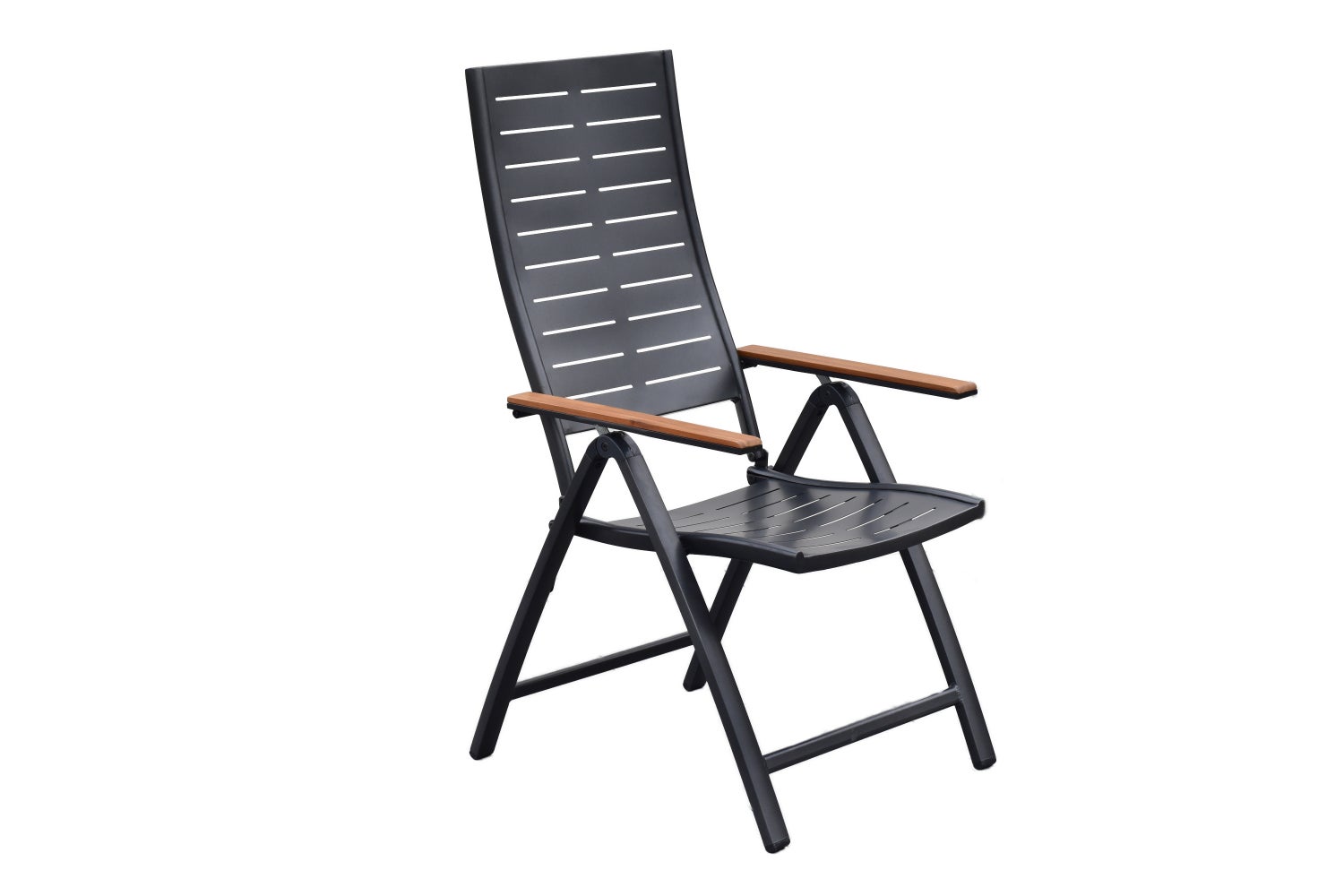 Tino's 9-delige tuinmeubelset, klapstoelen inclusief kussens, uitschuifbare tafel 150 (200) x 90 cm
