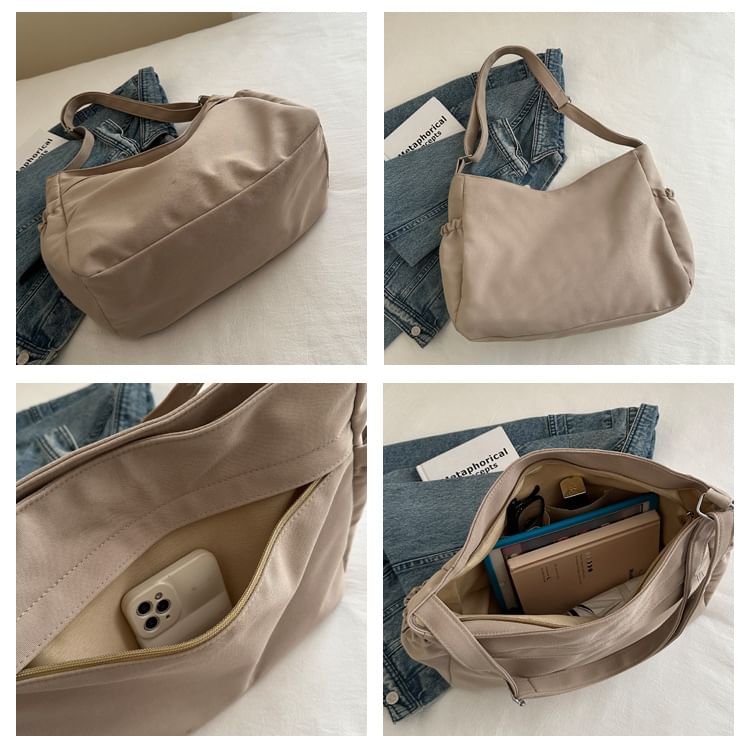 NewTown - Effen canvas tas