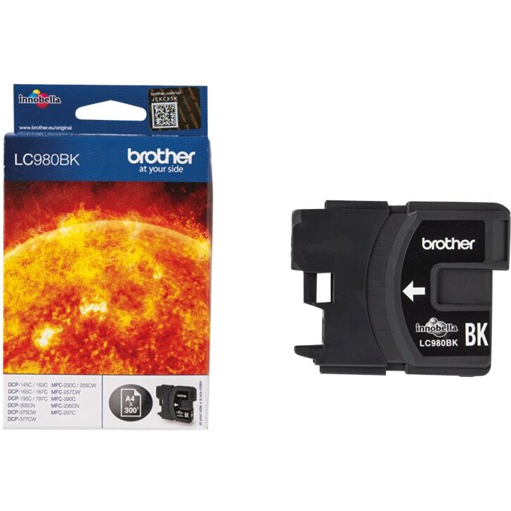 Brother LC980BK - Cartouche d'encre originale – Noir