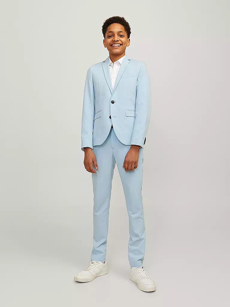 JACK & JONES Jungen Sakko JPRSOLAR Slim Fit hellblau