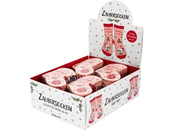 Sheepworld Socken Kuschelige Winterzeit Grösse 36 - 40 Zaubersocken, ideal als Geschenk