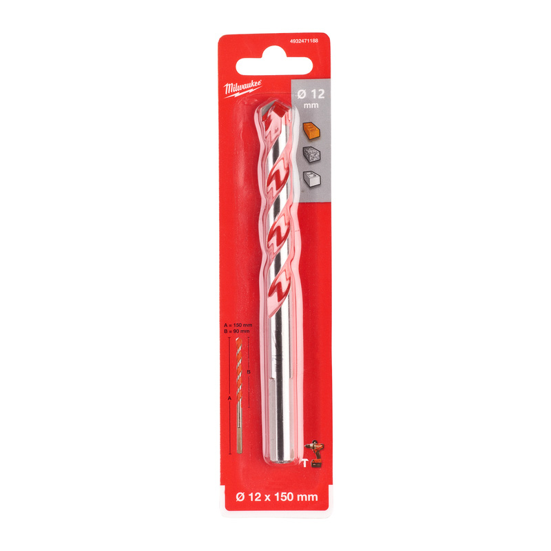 Milwaukee betonboor Premium 12x150mm