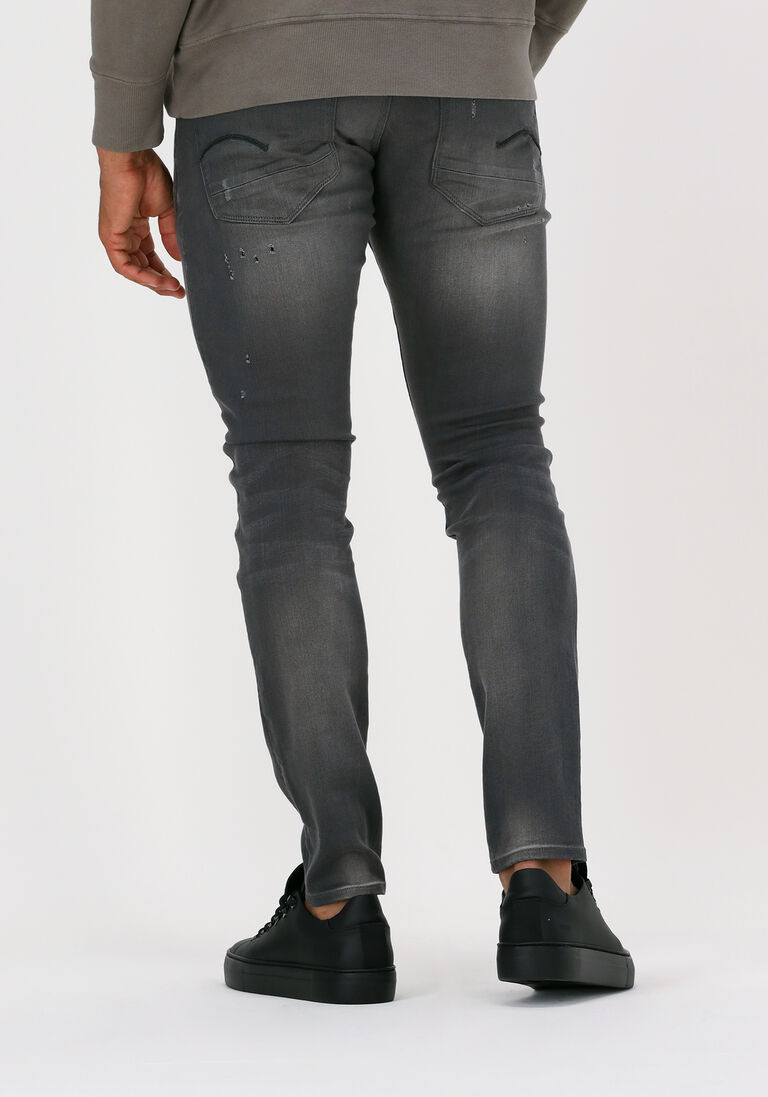 G-STAR RAW grijze g-star raw skinny jeans 6132 - slander grey r superstr
