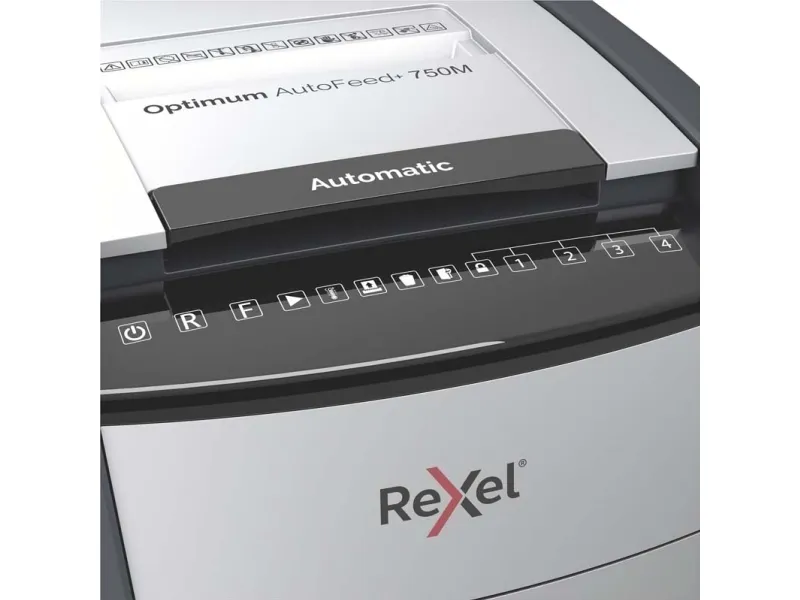 Makulator Rexel Optimum AutoFeed  750M mikromakulering 2x15 mm (P-5)