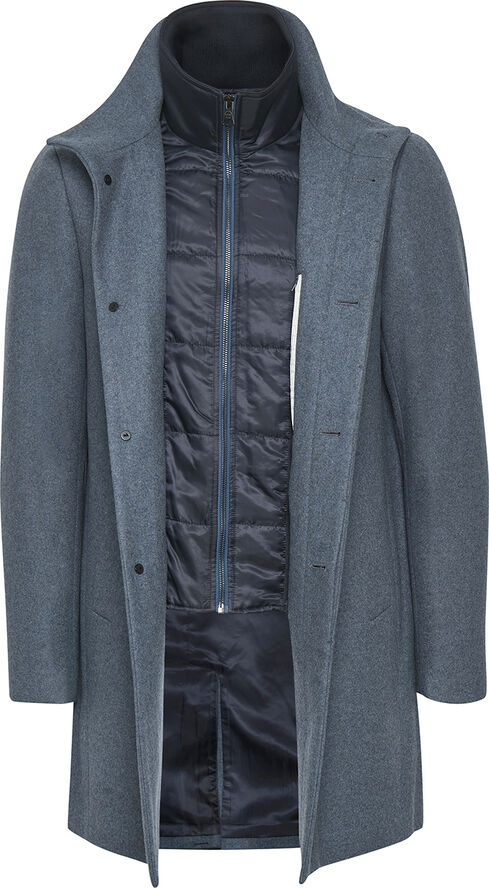 Matinique Harvey N Classic wool Dust blue