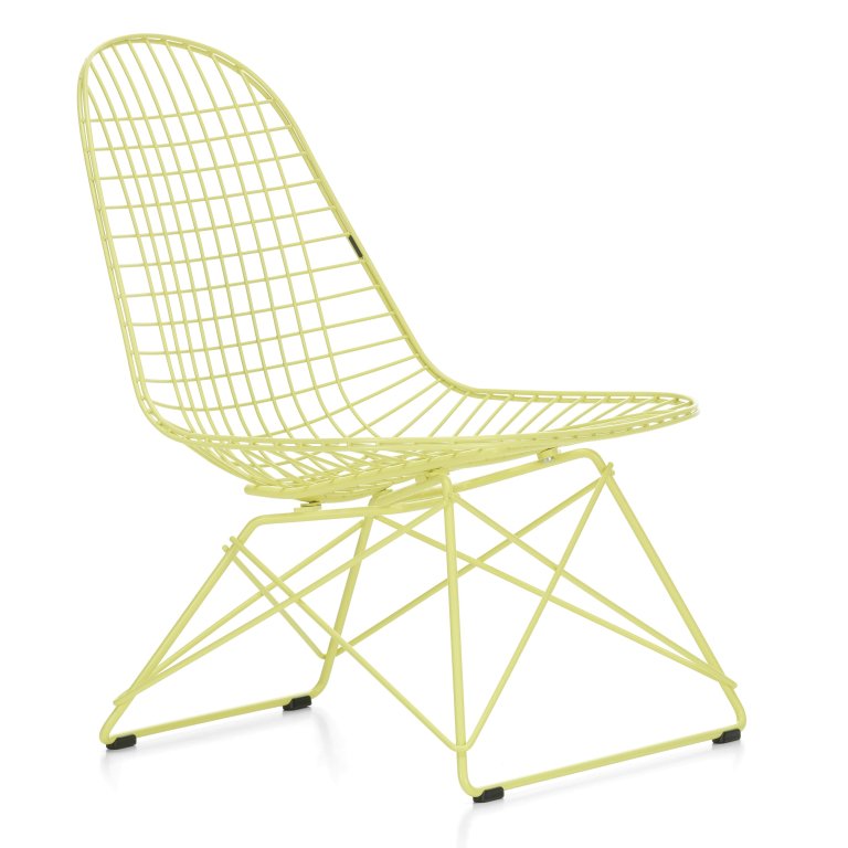 Vitra Eames Wire LKR fauteuil citron