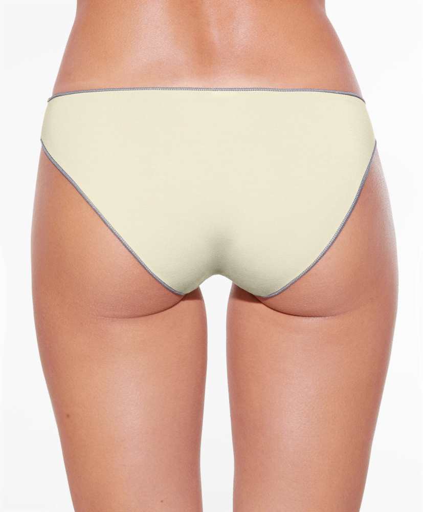 5 calcinhas clássicas de modal com contraste de conforto