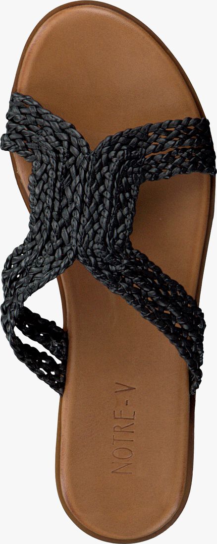 NOTRE-V zwarte notre-v slippers 443033