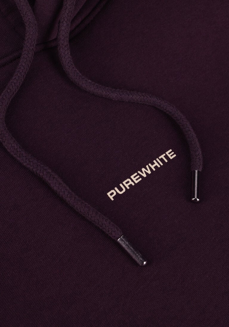 PUREWHITE paarse purewhite sweater seasonal logo hoodie