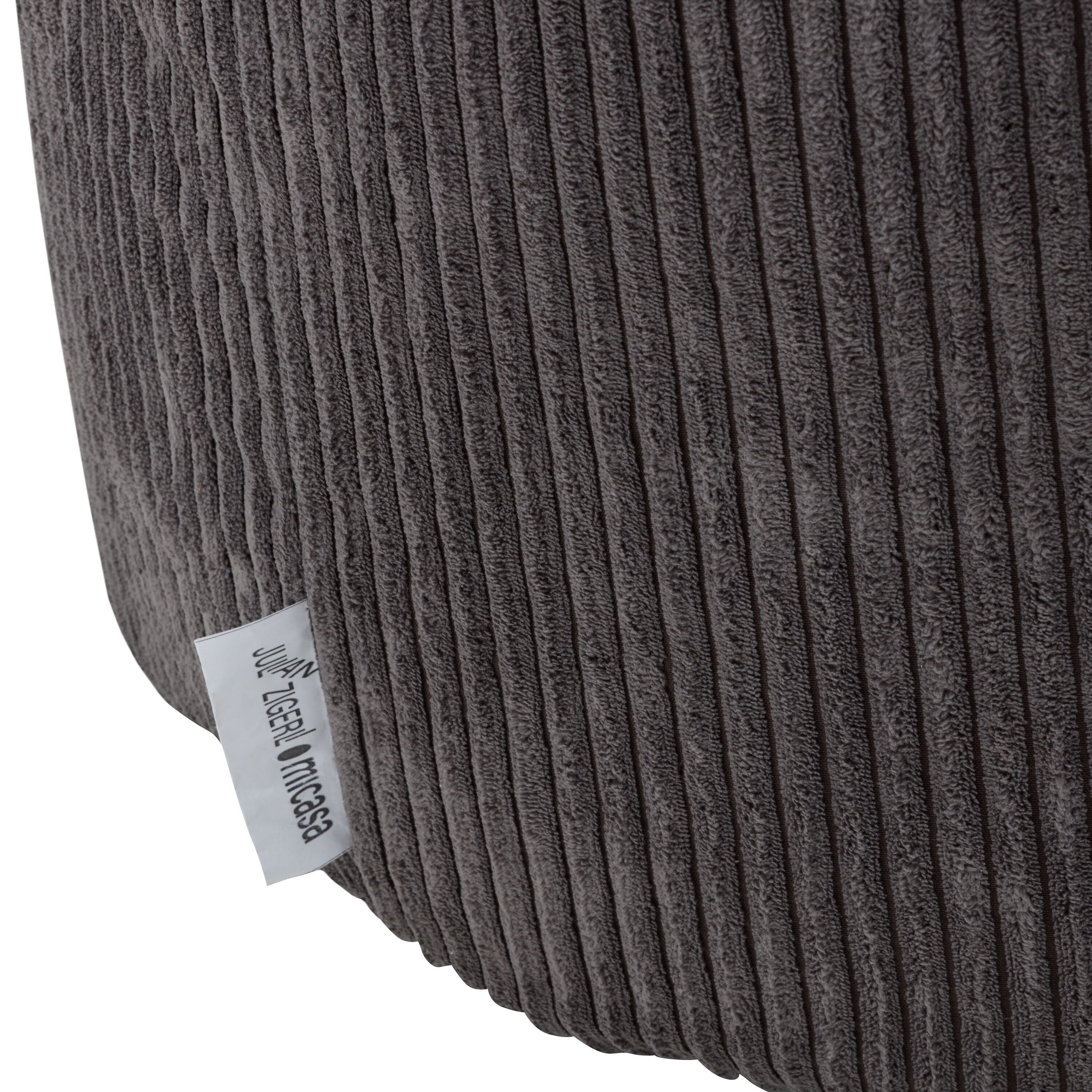 SE-Zigerli Smile Hocker, anthrazit - Anthrazit / H: 44.0 cm