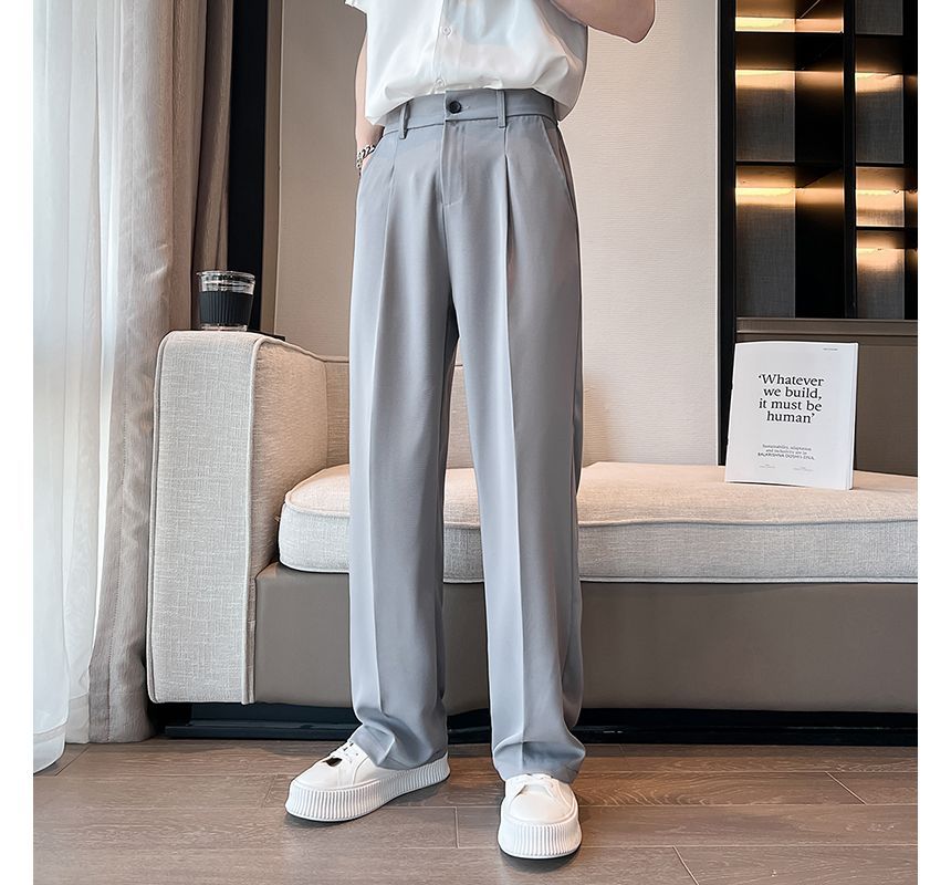 VEAZ - Rechte, effen pantalon