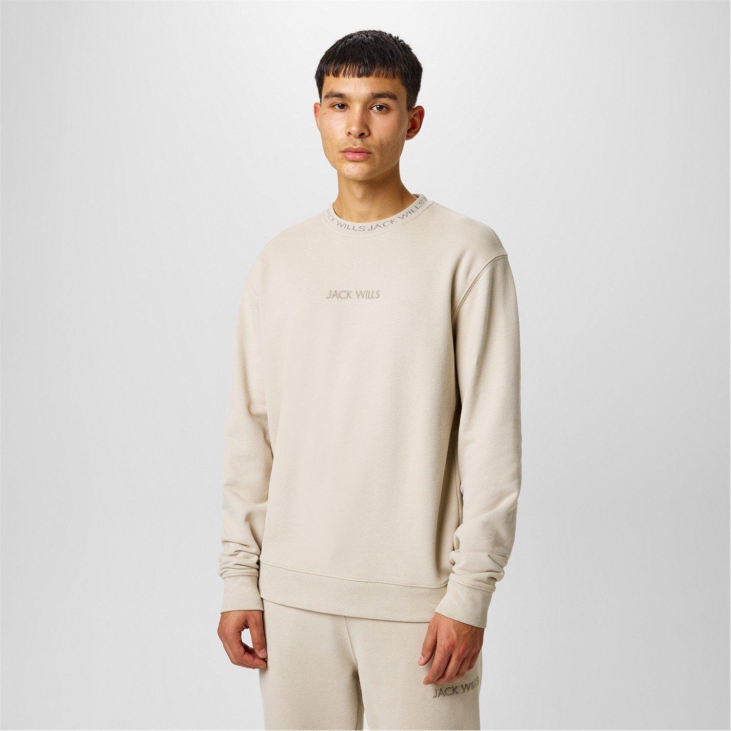 Jack Wills JW Jacquard Crew Sweatshirt