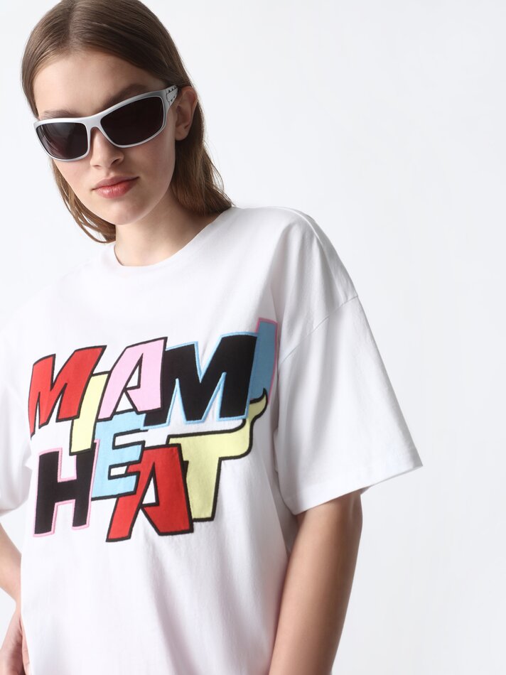 Camisa do Miami Heat da NBA - Branca