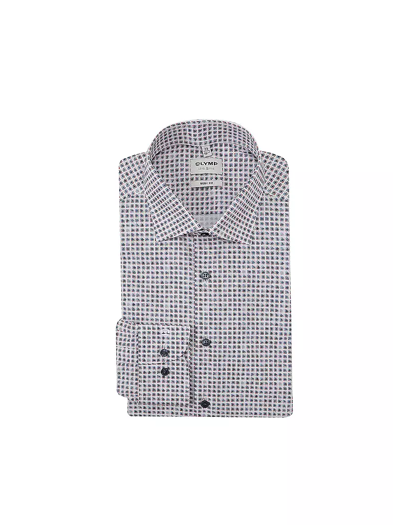 OLYMP LEVEL FIVE Hemd Body Fit weiss