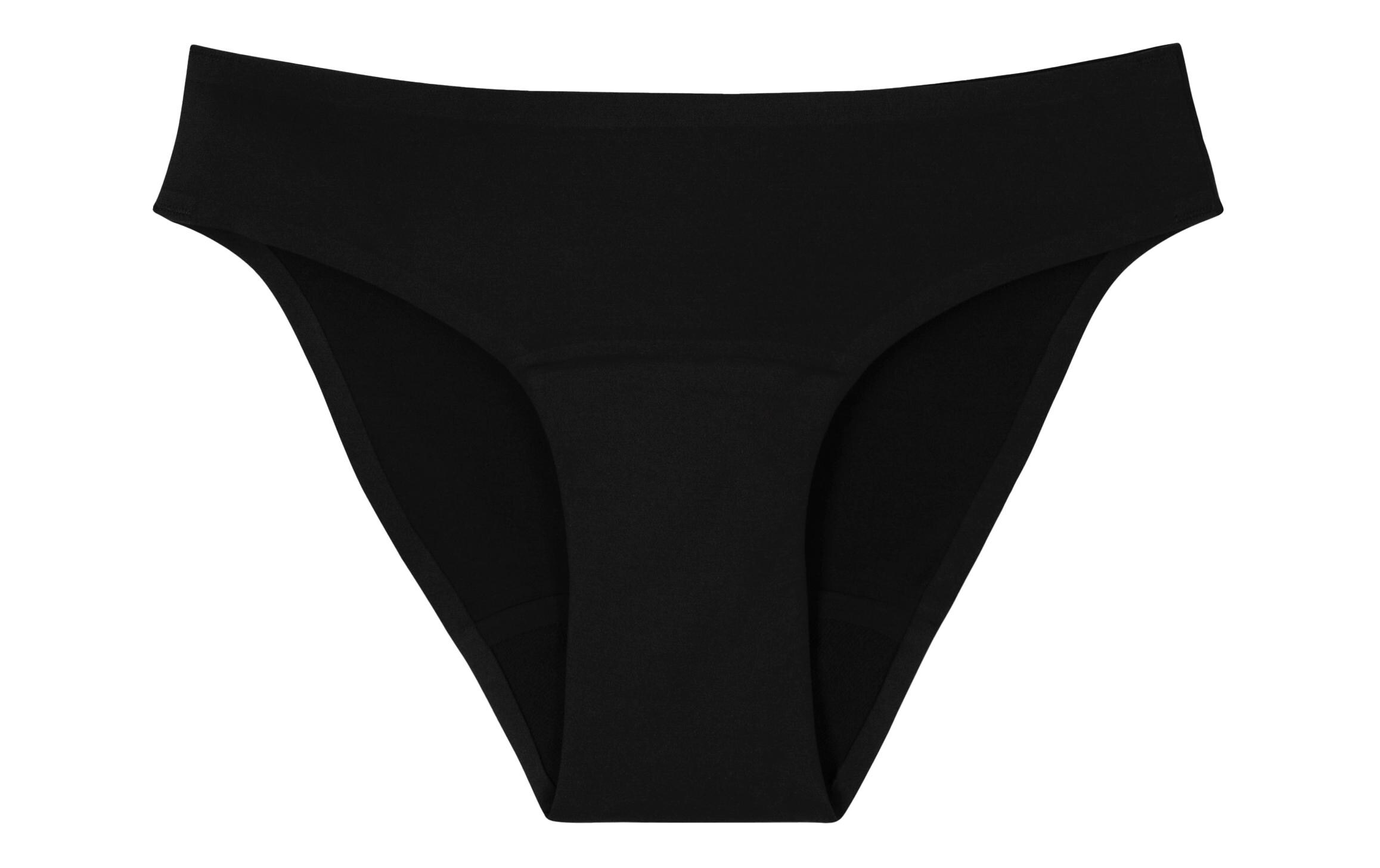 Periodenslips medium flow black S 1 StückPeriodenunterwäsche