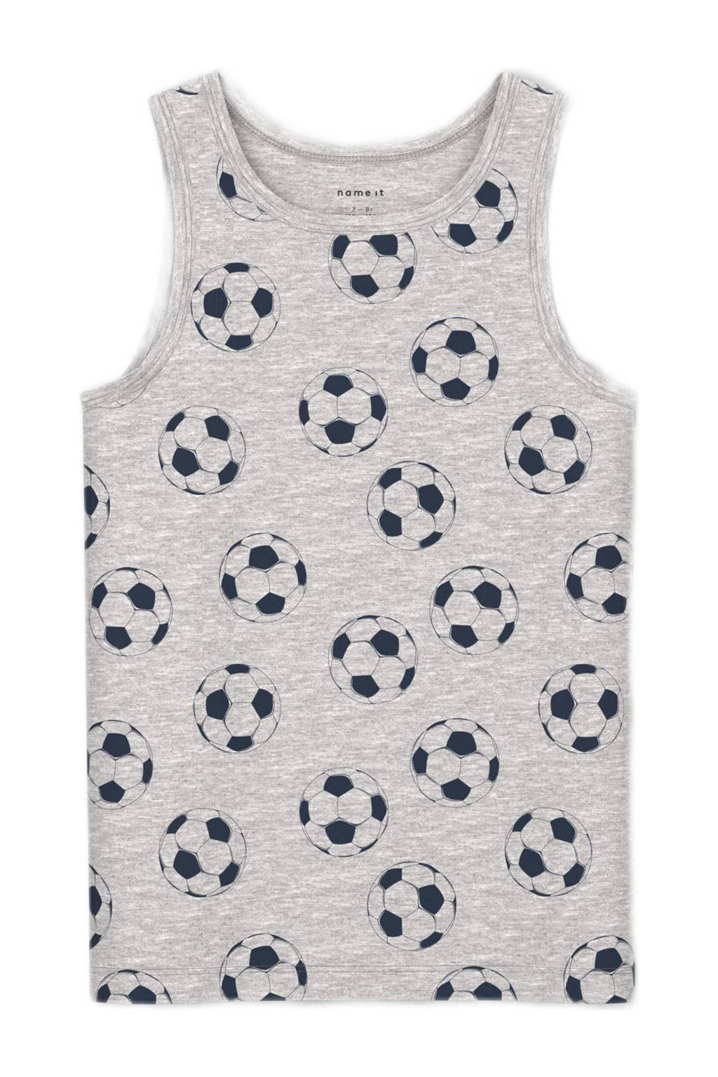 hemd NKMTANK - set van 2 grijs melange/donkerblauw