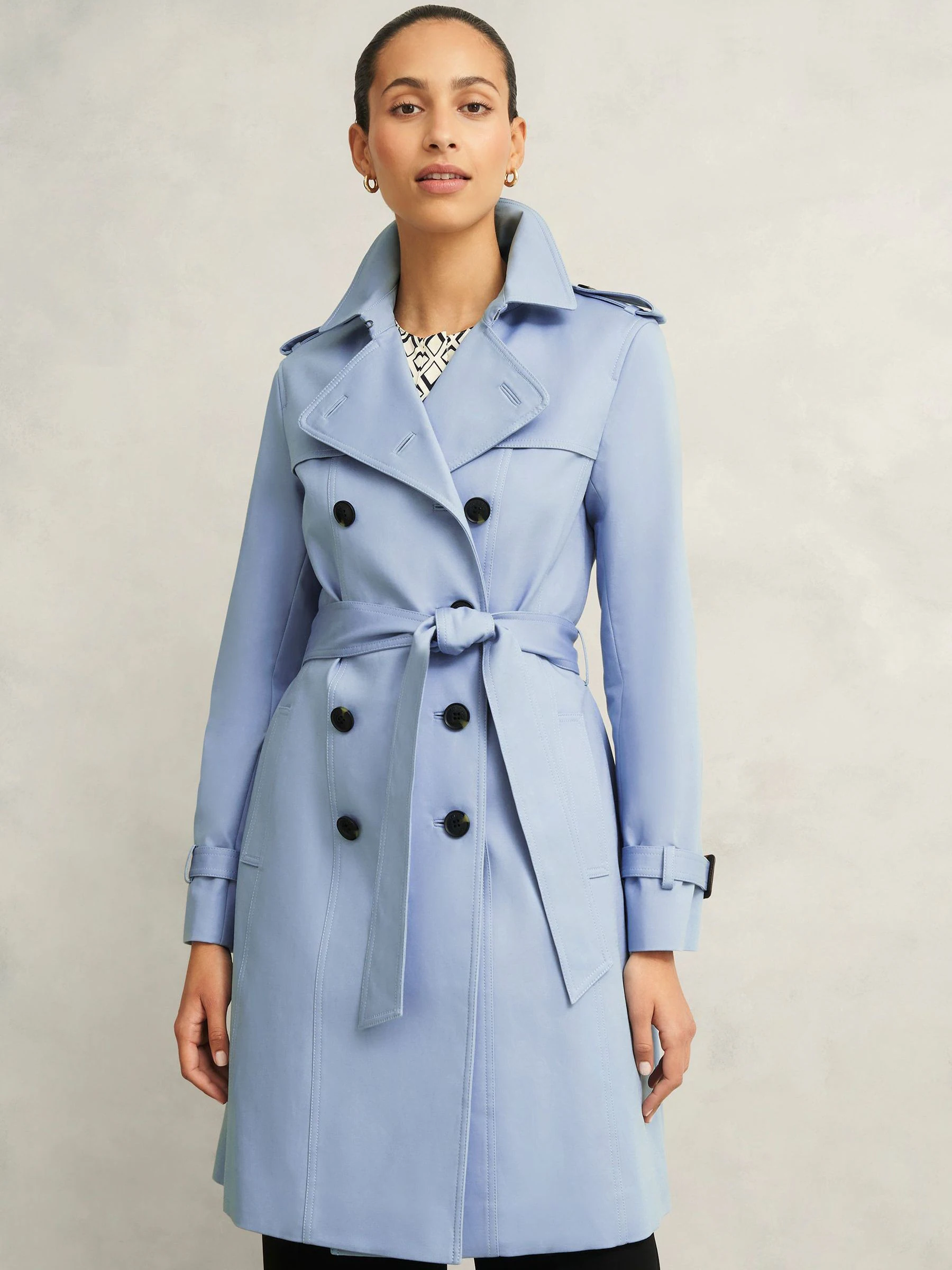 Blauw - Hobbs Skylar Trench Coat