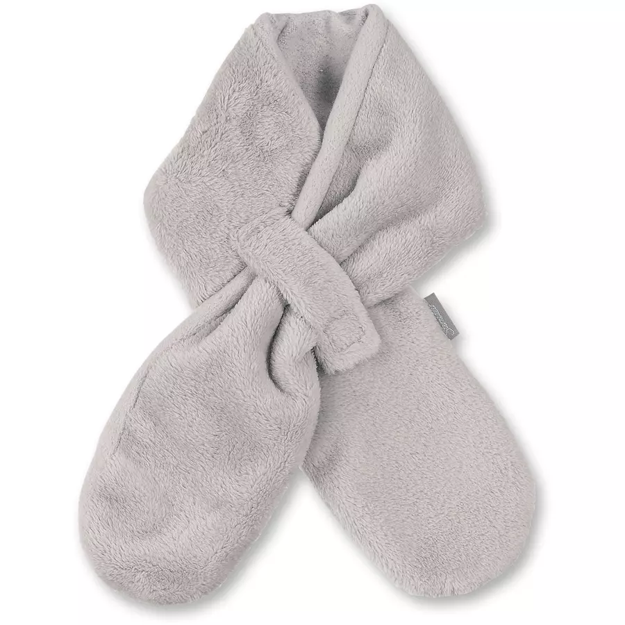 Sterntaler Steckschal Teddyflausch kiesel