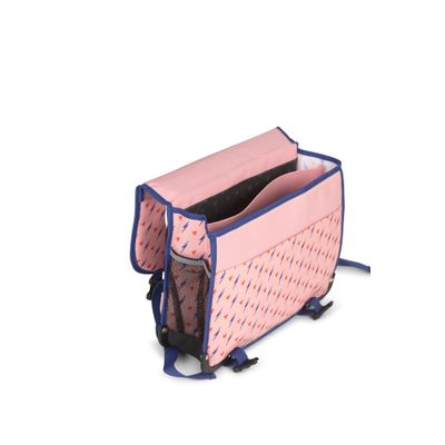 Cartable réversible Heart - 41 cm - 2 compartiments - rose - Pol Fox