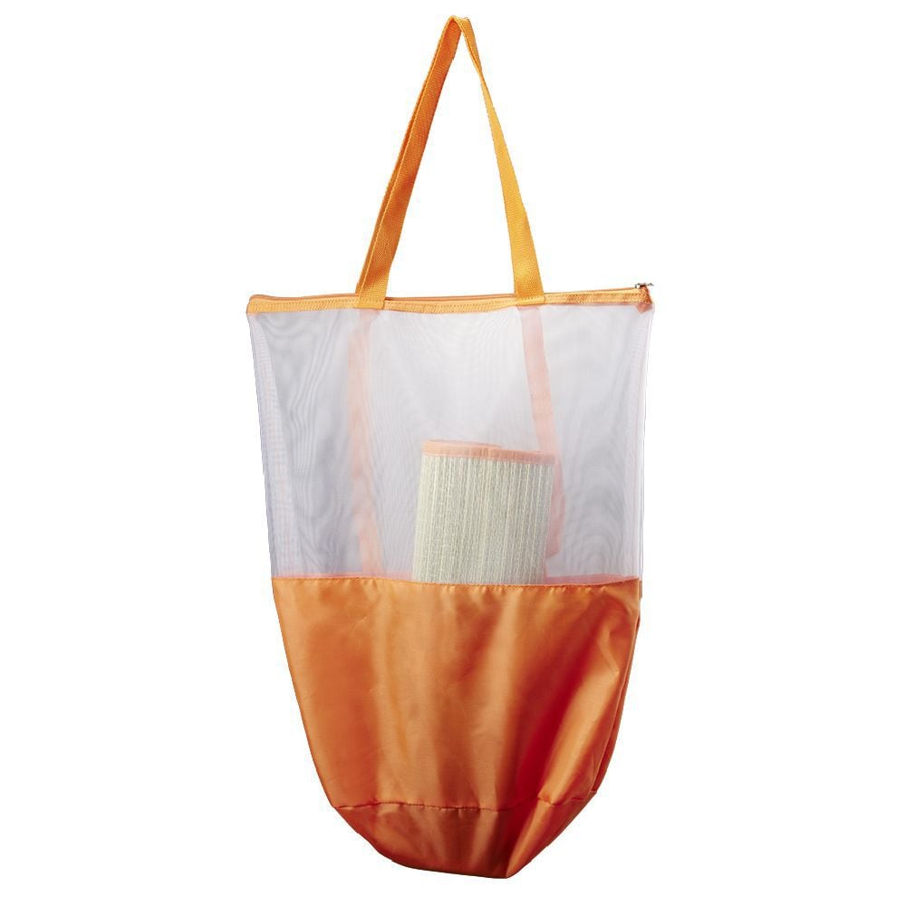 Sac de plage + natte en paille 60x180 cm