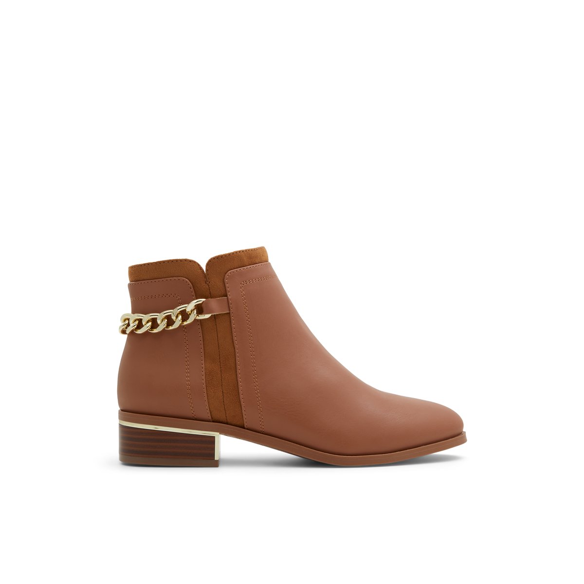 K STUDIO-Gilrey-Bottines Habillées - Talon bloc - Marron Clair