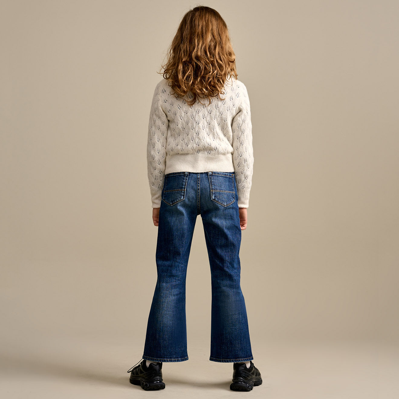 Bellerose Pull Arin ajouré écru