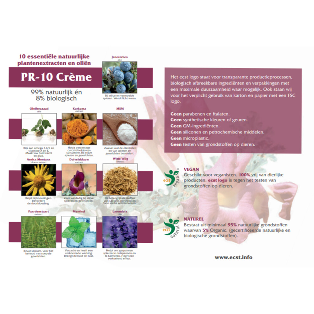 Activo PR-10 Crème Soepele Spieren en Gewrichten100 ml