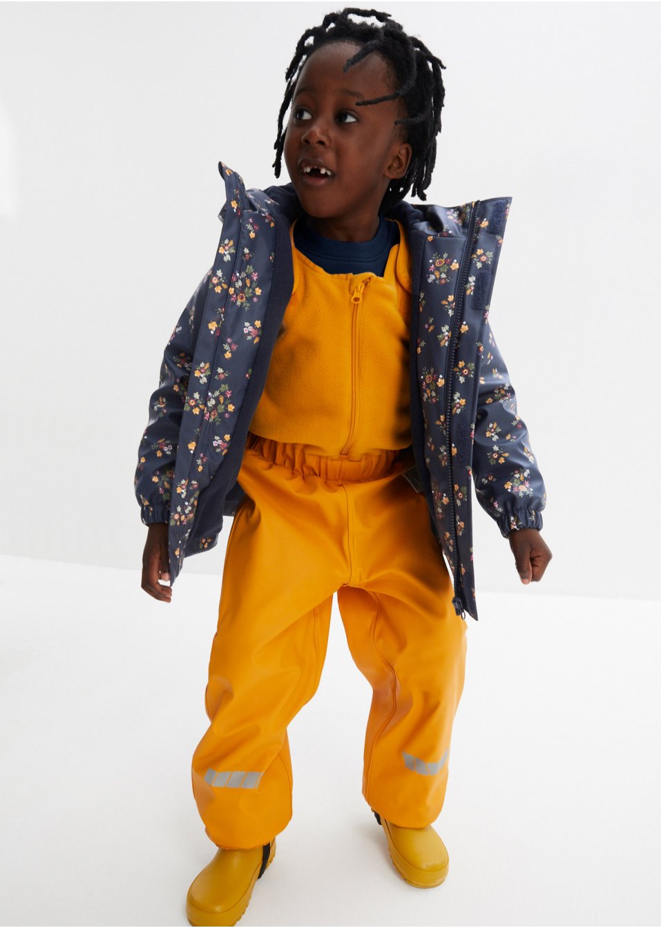 Veste de pluie thermo enfant avec imprimé floral