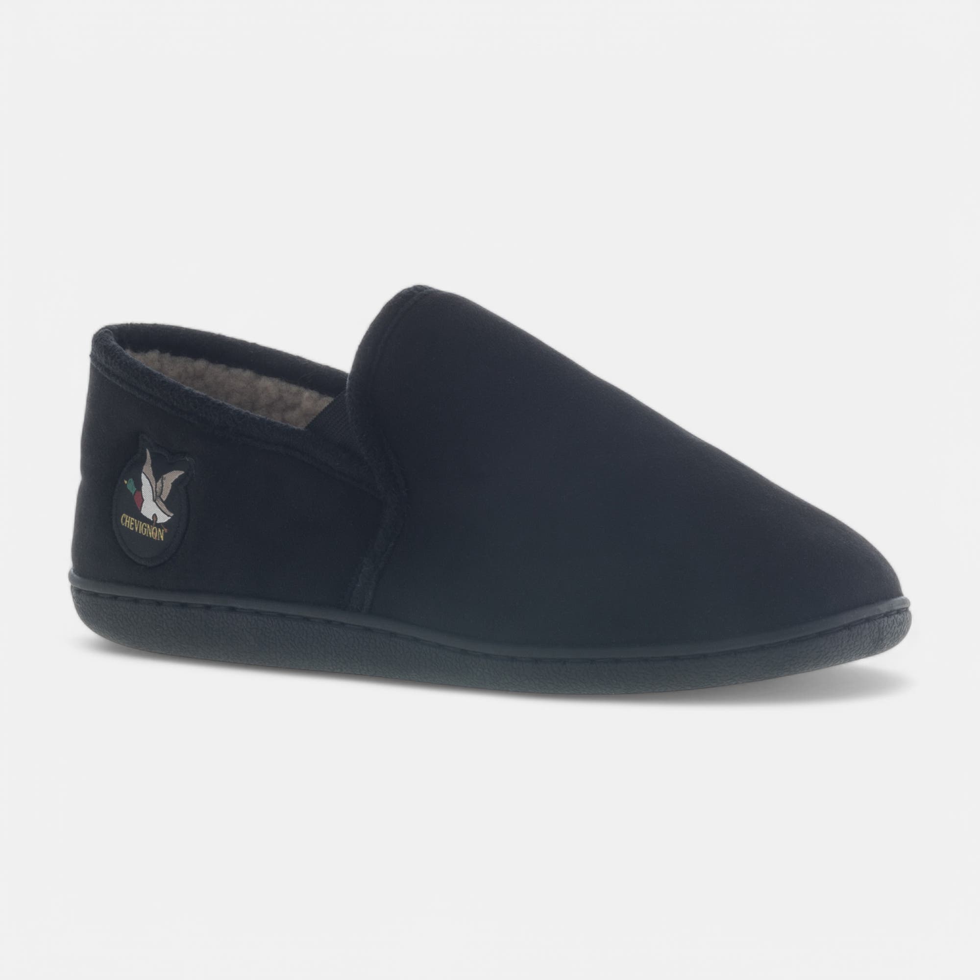 Pantoufles pieds sensibles Homme noir
