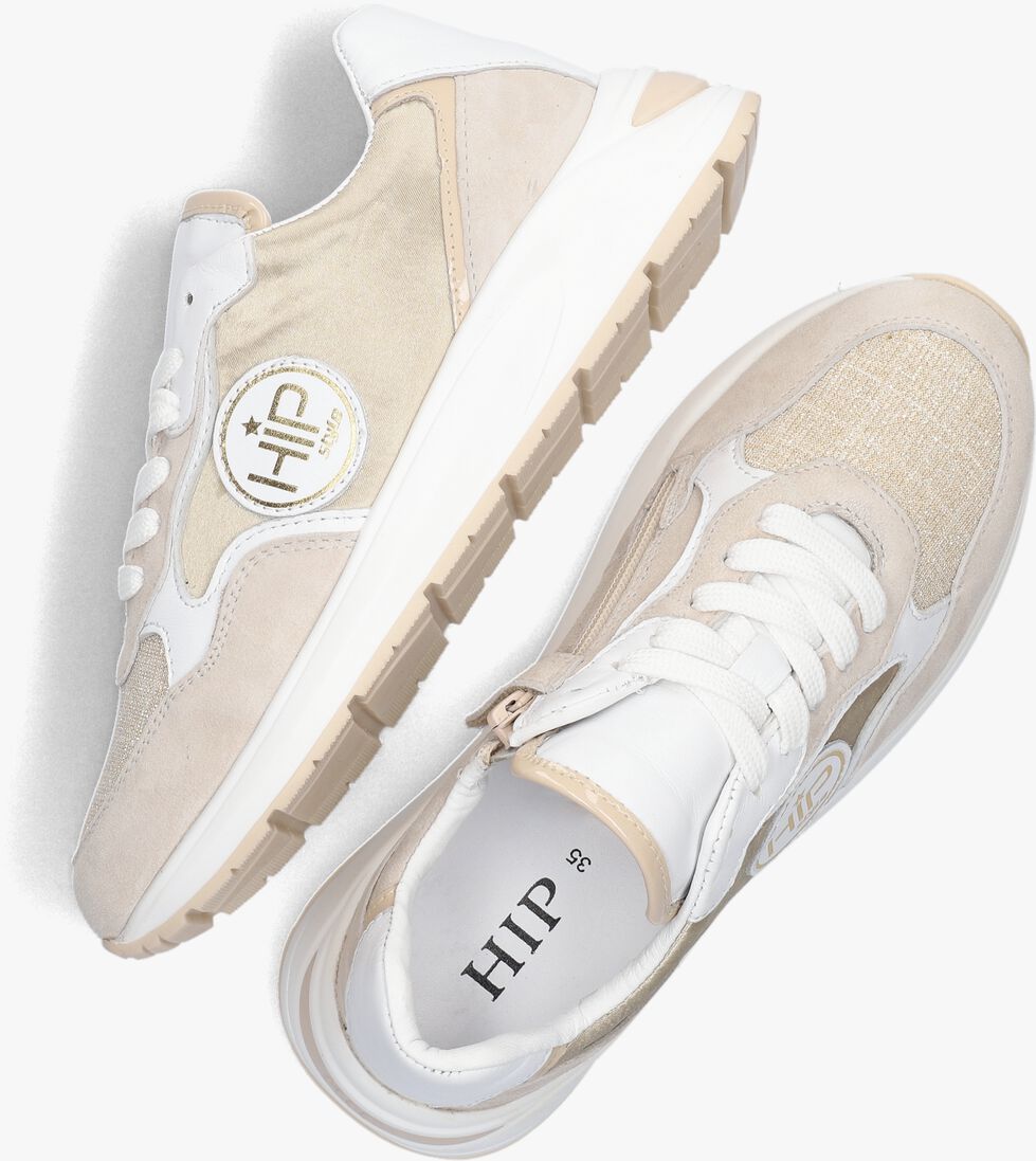 HIP beige hip lage sneakers h1094