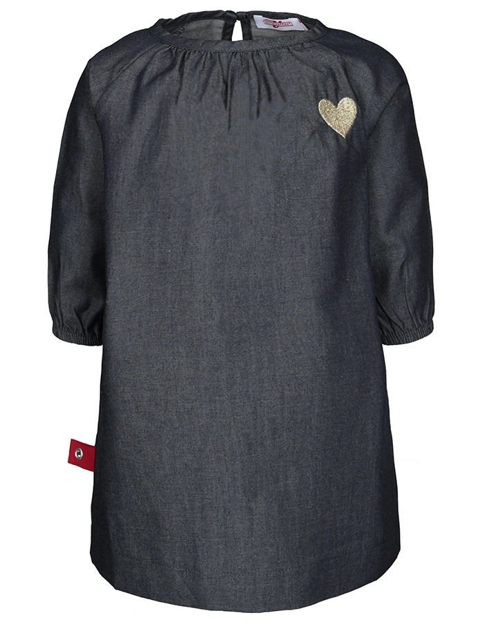 Tunika HERZ-DETAIL in denim