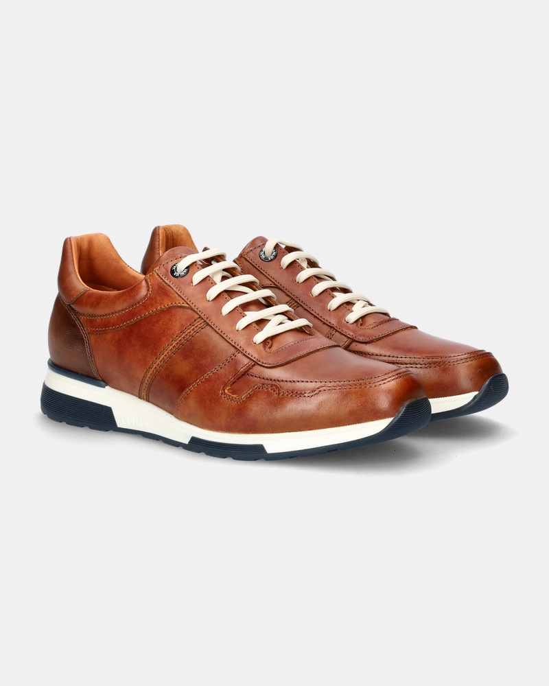 Van Lier Positano Lage sneakers  - cognac