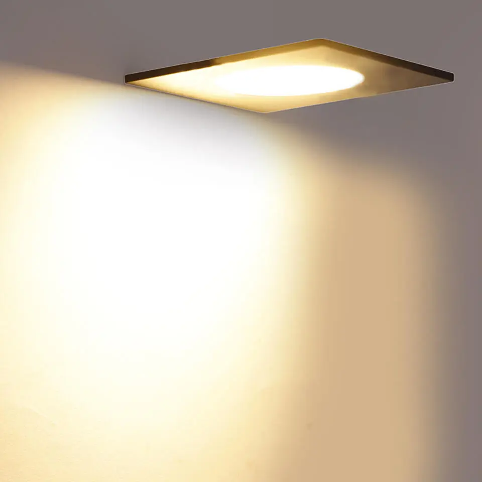 Qazqa tuinspots simply zwart geïntegreerde led