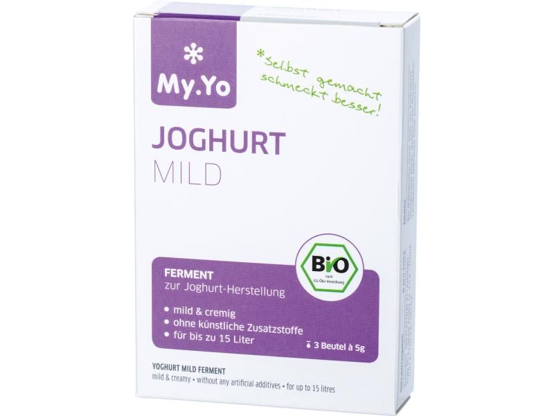 My. Yo Bio Joghurt Ferment mild 3 x 5 g Hochkonzentrierte Joghurtfermente