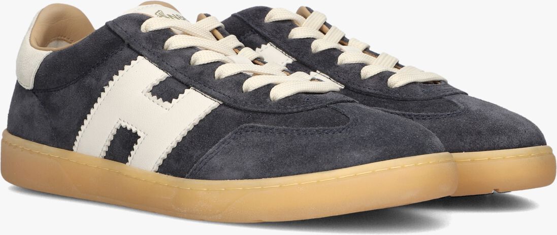 blauwe hogan lage sneakers cool allacciato h