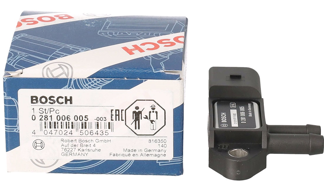 Sensor,udstødningstryk