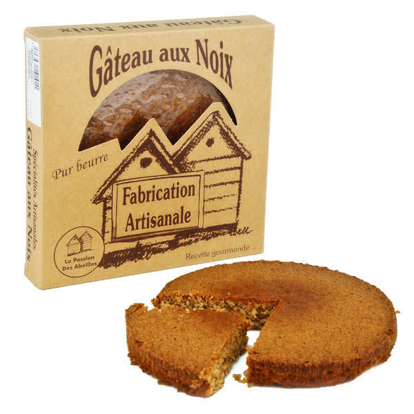 Gâteau aux noix pur beurre Bio