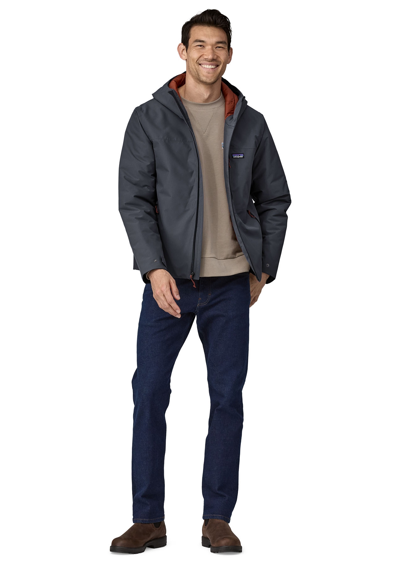 Patagonia Winterjacke M's Windshadow Jacket Smolder Blue