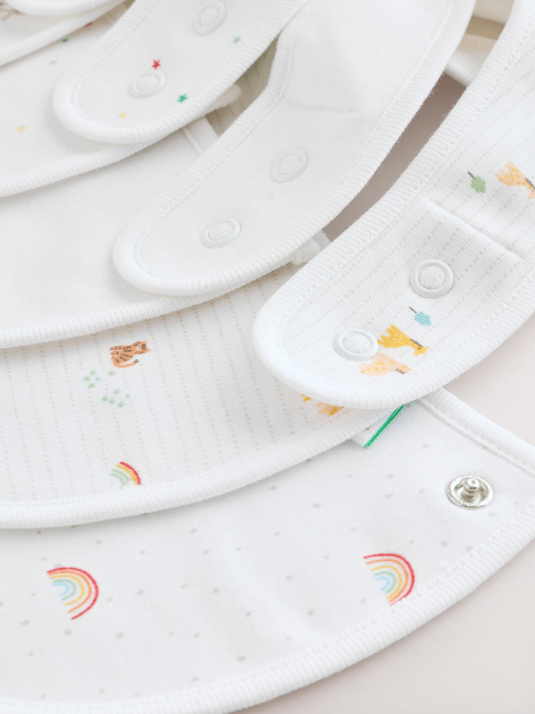 Wit - Animal Print Baby Bibs 5 Pack