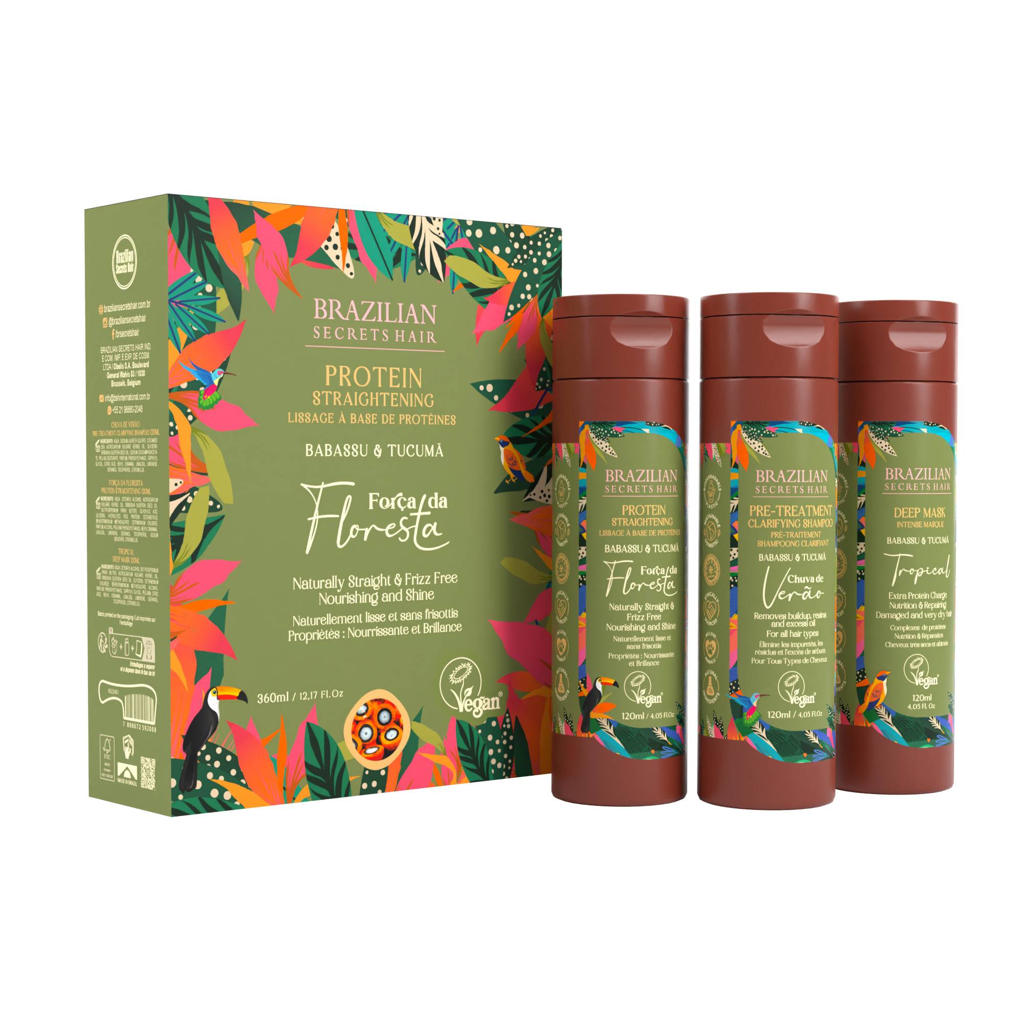 Kit lissage à la protéine Força da Floresta / 360ml