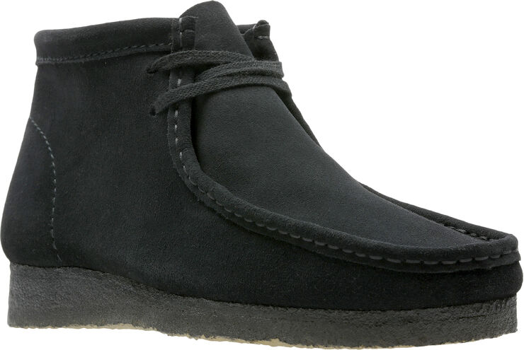 Clarks Originals Wallabee Boot Black Sde, G, 7 Black suede
